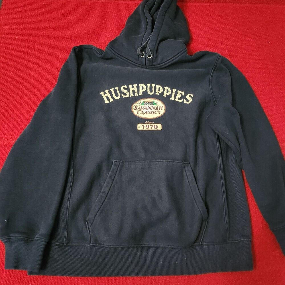 Hushpuppies Savannah Classics Hoodie Sport-Tek XL‎ Black Cotton & Polyester